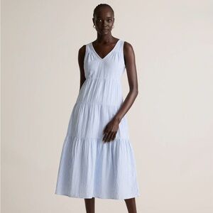 Quince Striped Sleeveless Maxi Dress